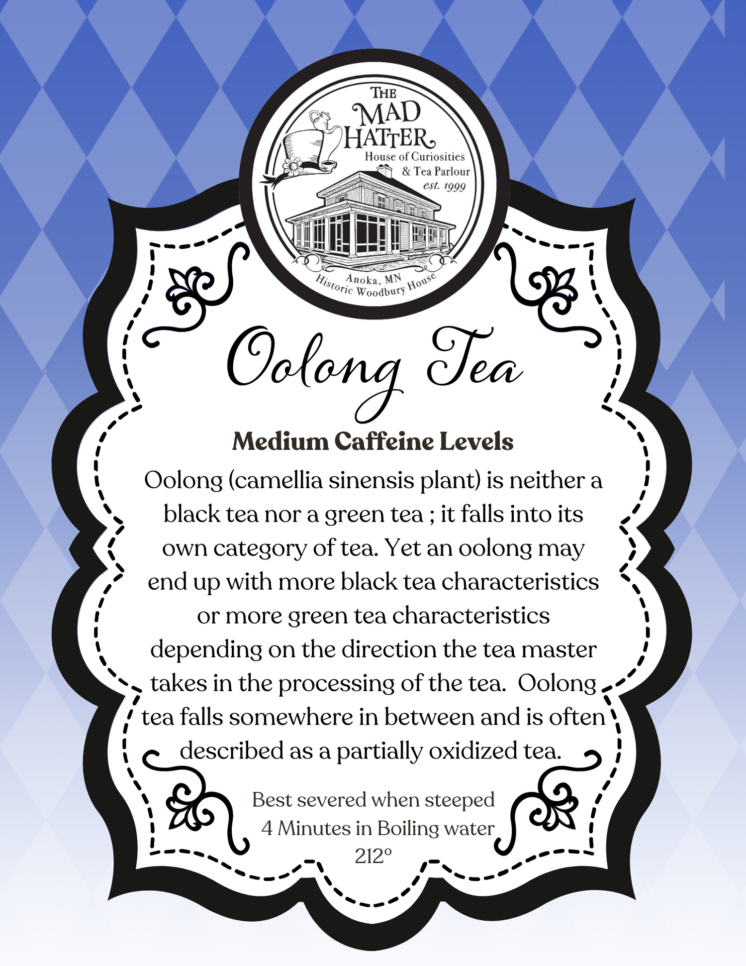 Mad Hatter Oolong Tea Collection