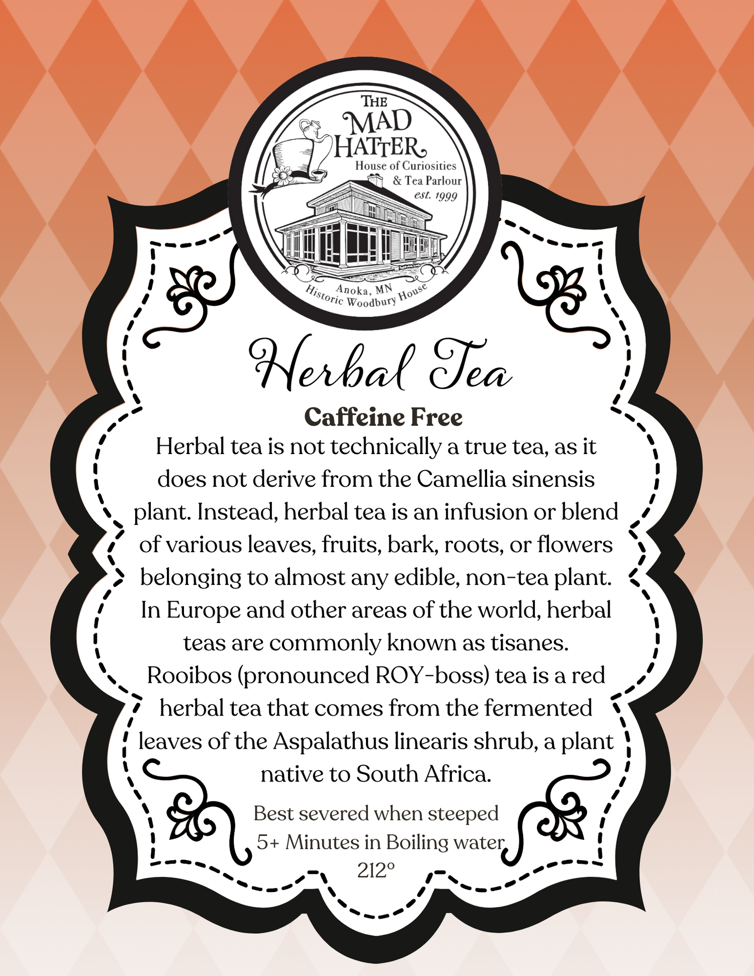 Mad Hatter Herbal Tea Collection